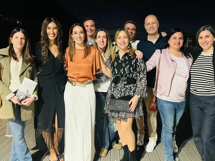 Foto de Rosana con fans